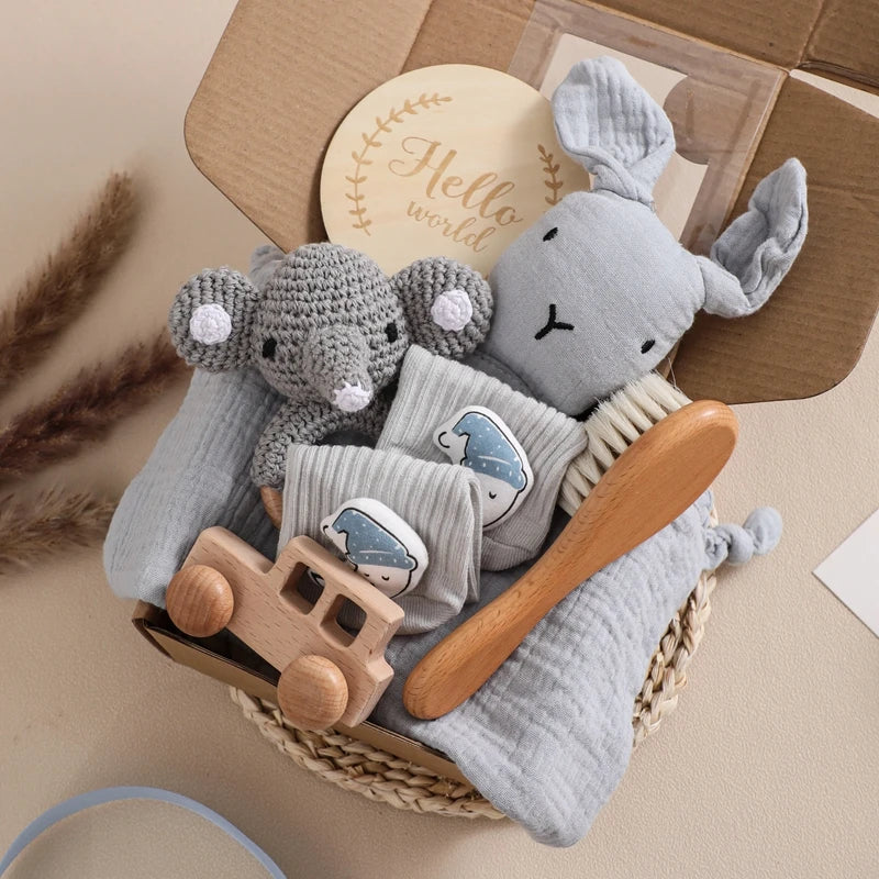 Coffret Bébé Prêt à Offrir – 7 pièces de douceur
