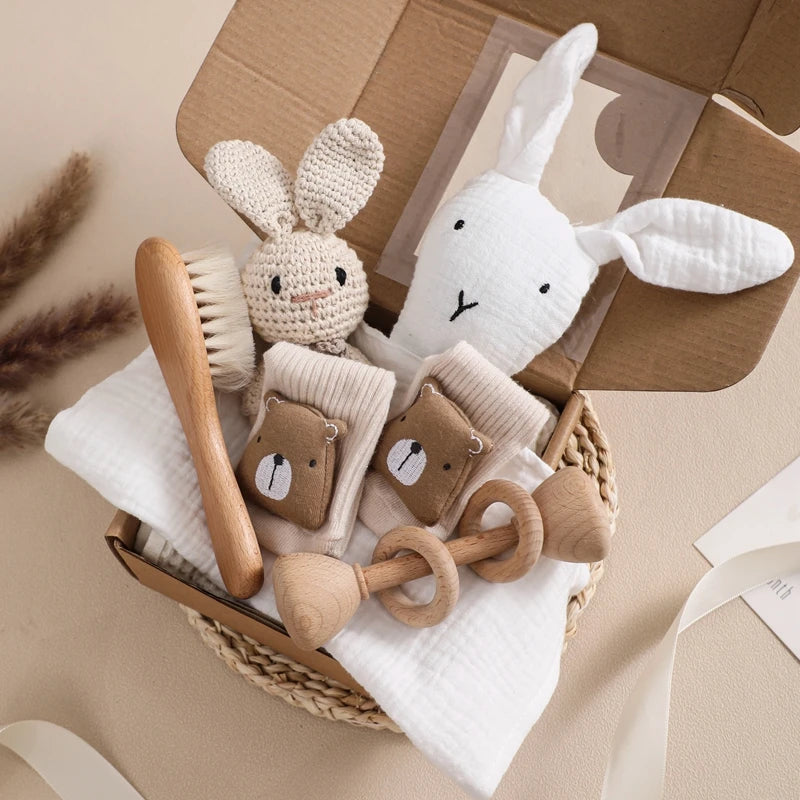 Coffret Bébé Prêt à Offrir – 7 pièces de douceur