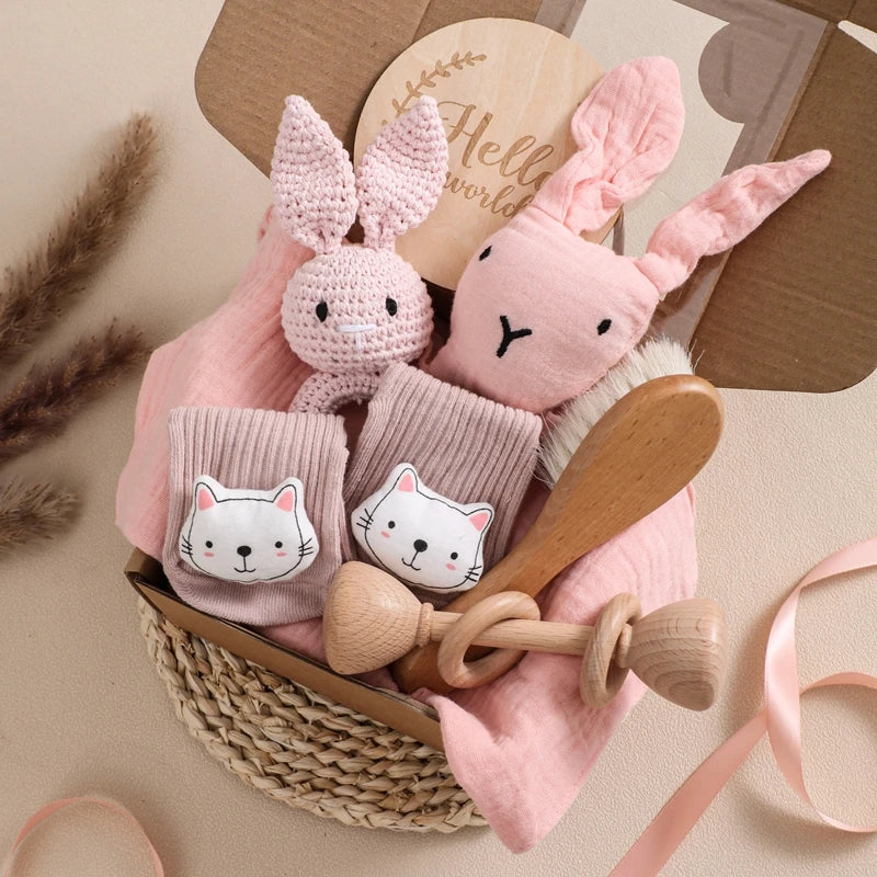 Coffret Bébé Prêt à Offrir – 7 pièces de douceur