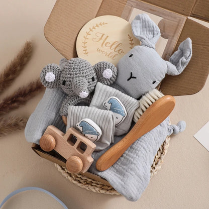 Coffret Bébé Prêt à Offrir – 7 pièces de douceur